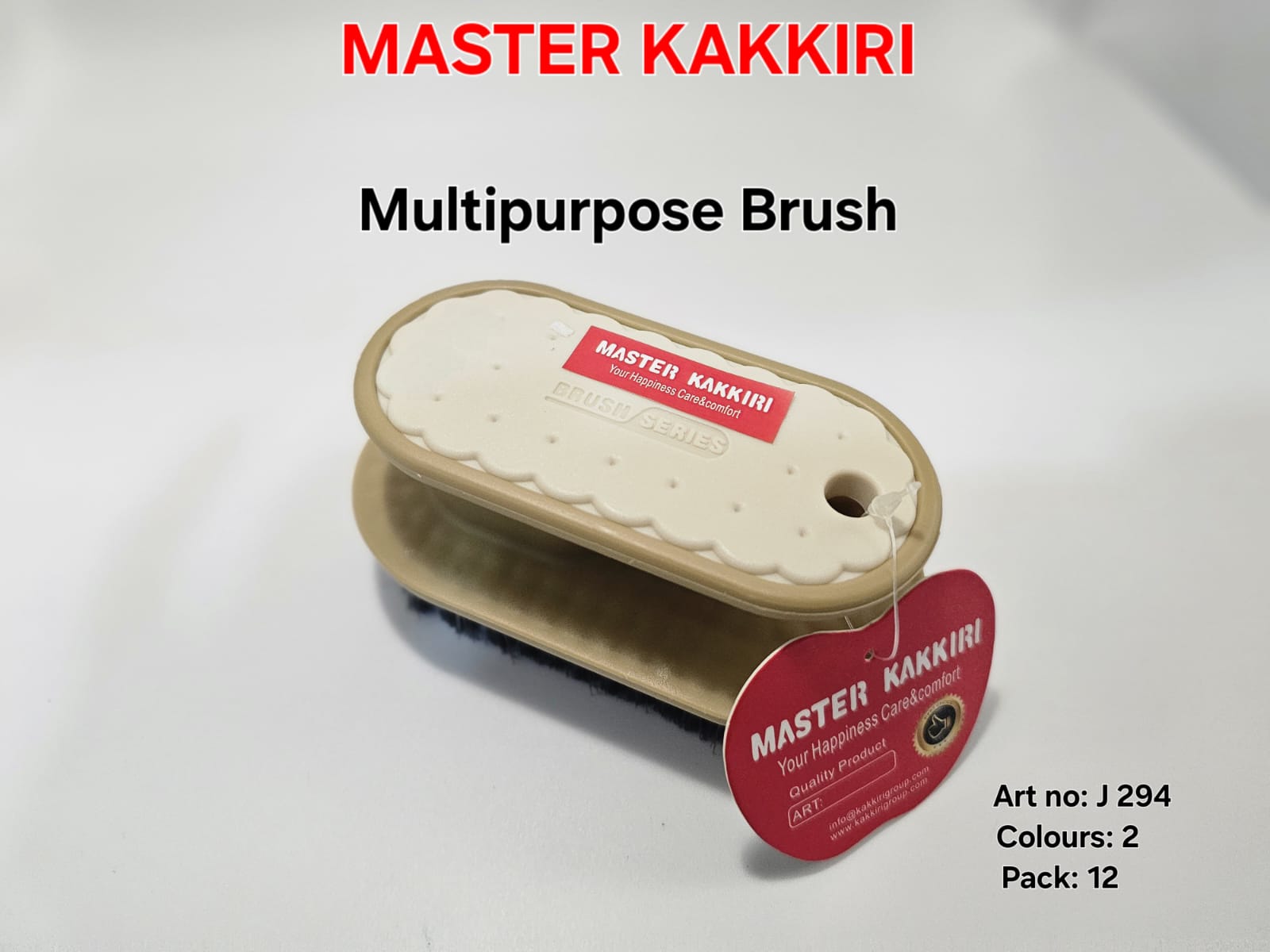 Multipurpose scrubbing brush