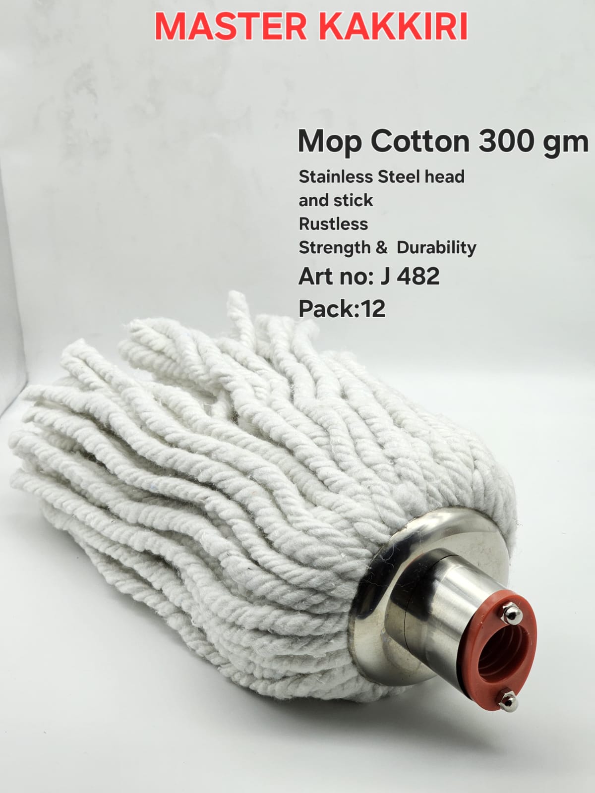 SS Round mop 300