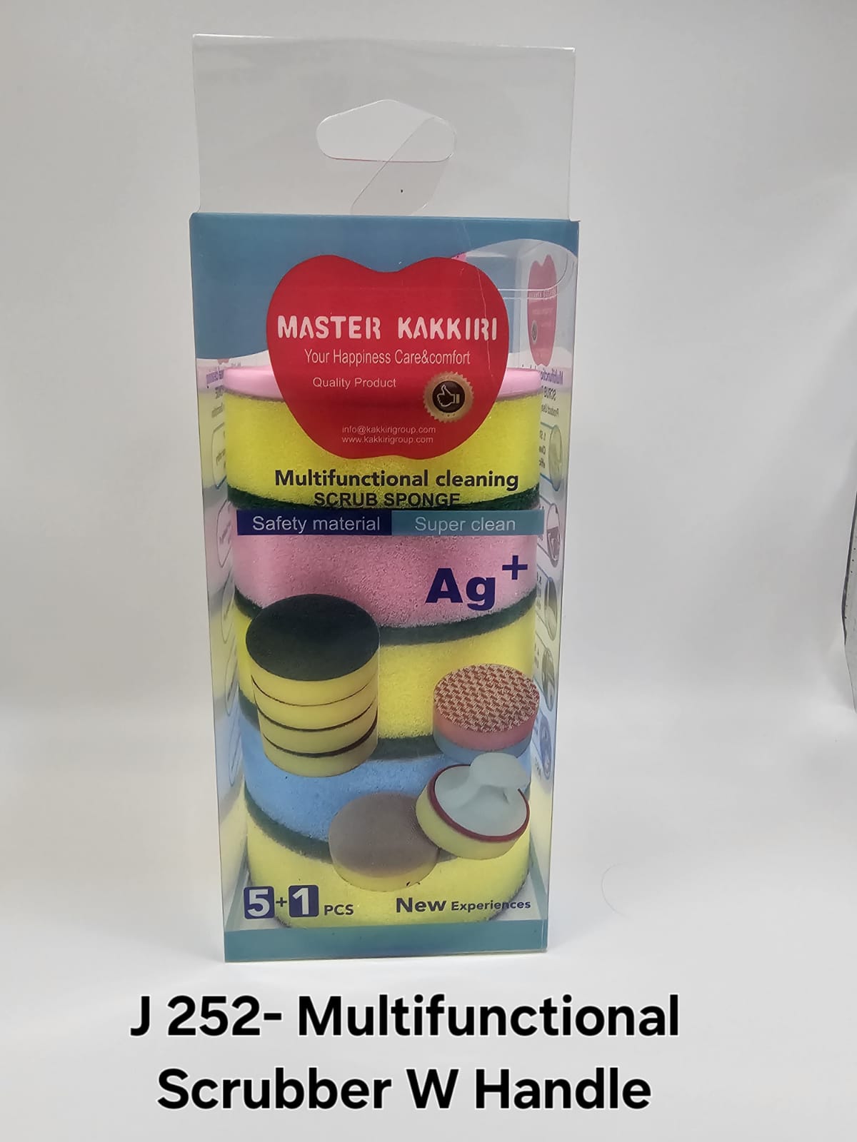 Scrubber with handle